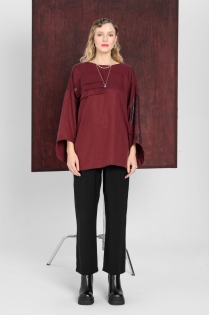 BOLD ICON bluzka burgundowa synthetic oversize (2).jpg