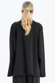 Bluzka z tubą oversize czarna rayon synthetic oddychająca (6).jpg