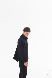 Bluza longsleeve z tubą oversize czarna rayon synthetic oddychająca (3).jpg