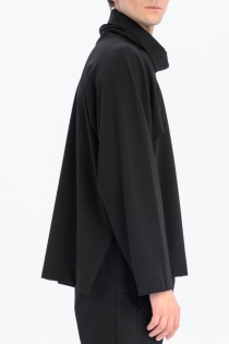 Bluza longsleeve z tubą oversize czarna rayon synthetic oddychająca (8).jpg