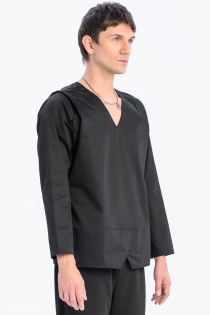Koszula krótka japanstyle kopertowa z dekoltem awangardowa synthetic bawełna (5).jpg