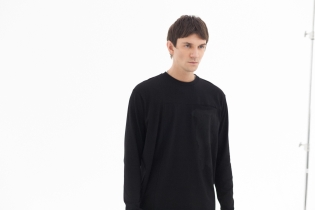 longsleeve męski dopasowany linoryt bawełna synthetic czarny made in poland basic (3).jpg