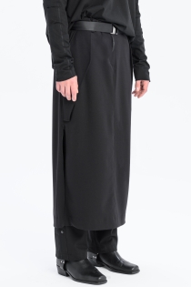 Spódnica synthetic oversize czarna ołówkowa z rozporkami rozpinana gothic długa (5).jpg