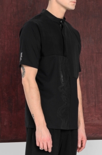BOLD ICON tees patchwork męski czarny exclusive premium fashion limitowany