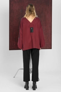BOLD ICON bluzka burgundowa synthetic oversize (13).jpg