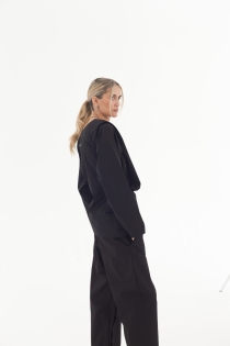 Bluzka krótka koszulowa kopertowa z dekoltem w serek elegancka do biura casual synthetic bawełna (12).jpg