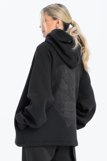 Bluza awangardowa z panelem linoryt czarna synthetic rozpinana duży kaptur (9).jpg