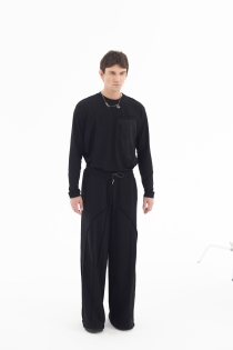 longsleeve męski dopasowany linoryt bawełna synthetic czarny made in poland basic (5).jpg