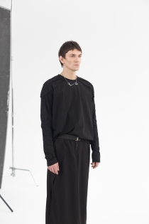 Spódnica synthetic oversize czarna ołówkowa z rozporkami rozpinana gothic długa (1).jpg