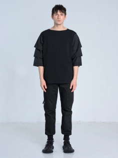 SS26 t-shirt z tkaninowymi rękawami_0006_KJ6_9687.jpg