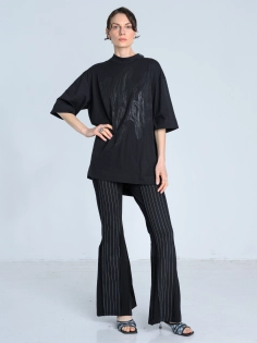 SS26 t-shirt ze stójką ręczny nadruk linoryt organiczna bawełna_0001_KJ6_9312.jpg
