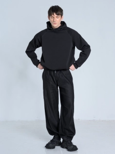 SS26 bluza dresowa ekskluzywna antracyt czarna designer polska marka_0003_KJ6_9199.jpg