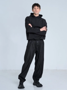 SS26 bluza dresowa ekskluzywna antracyt czarna designer polska marka_0007_KJ6_9217.jpg