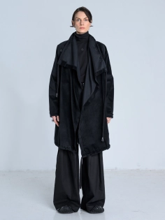 SS26 płaszcz lekki aksamit welur bluza długa_0009_KJ6_0650.jpg